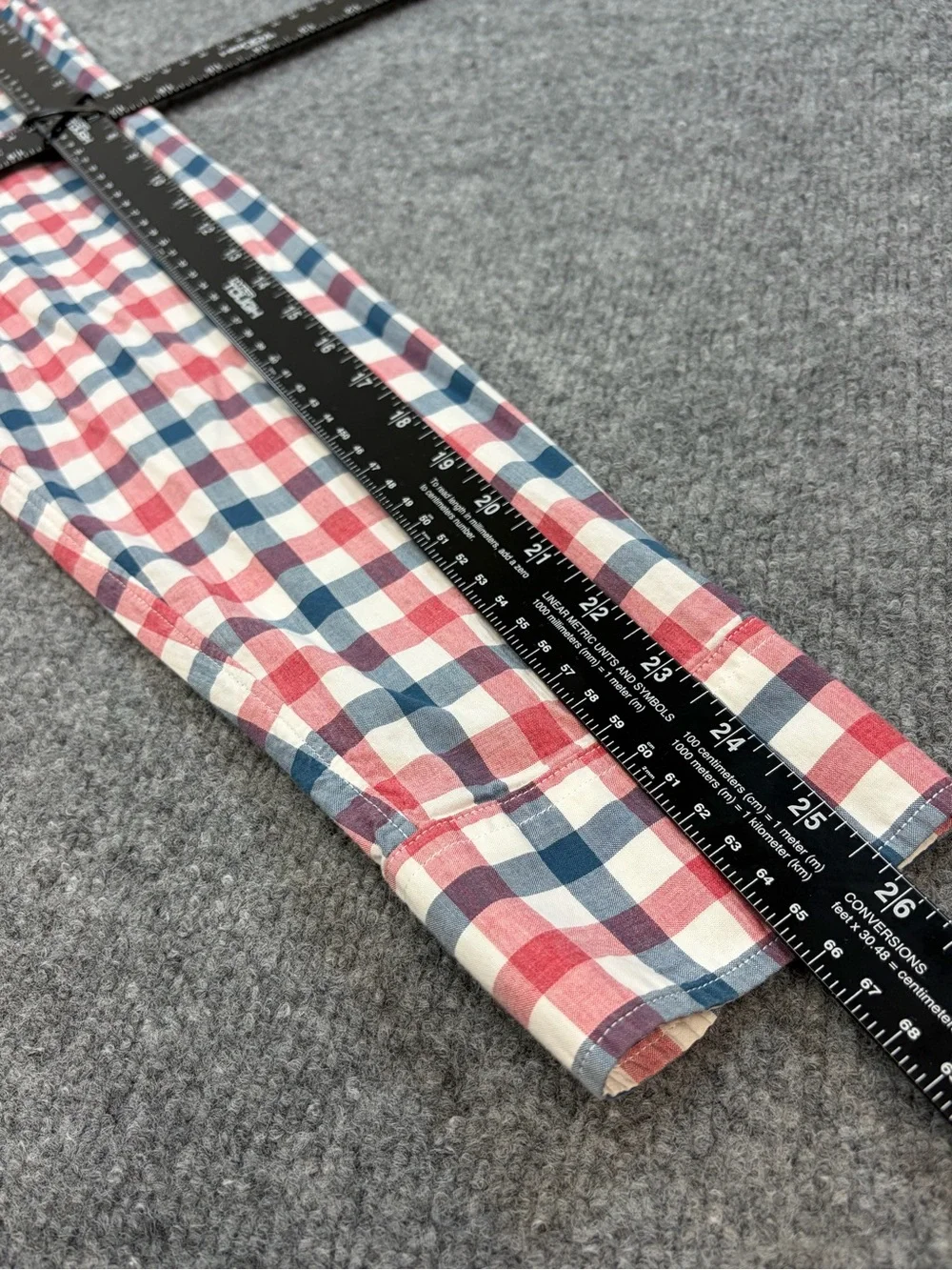 J.Crew Factory Slim Fit Plaid Button Down Shirt Men’s L 100% Cotton Americana